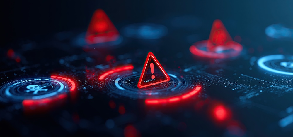 AI cybersecurity threat detection identifying suspicious network activity 
